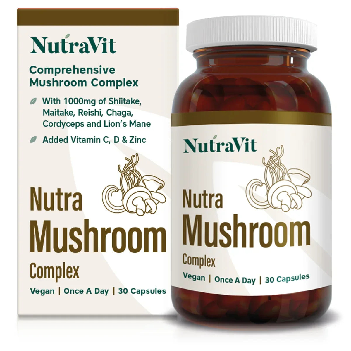 NutraVit - Nutra Mushroom Complex - GOLDFARMACI