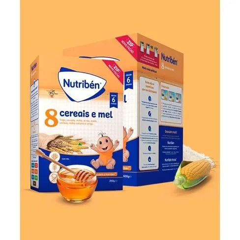 Nutribén - 8 Cereals Honey - GOLDFARMACI