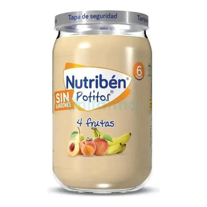 Nutribén - Potito 4 Fruits Without Starches + 6m - GOLDFARMACI