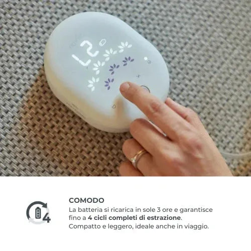 Nuvita - 3-phase double electric breast pump - Materno Smart 1288X - GOLDFARMACI