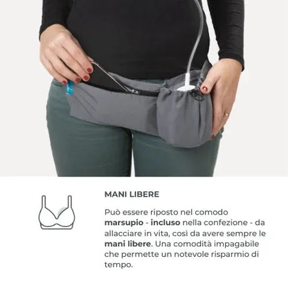 Nuvita - 3-phase single electric wearable breast pump - Materno Smart Wear 1287W - GOLDFARMACI