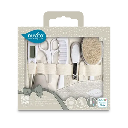 Nuvita - Baby Grooming Kit with Digital Thermometer - GOLDFARMACI