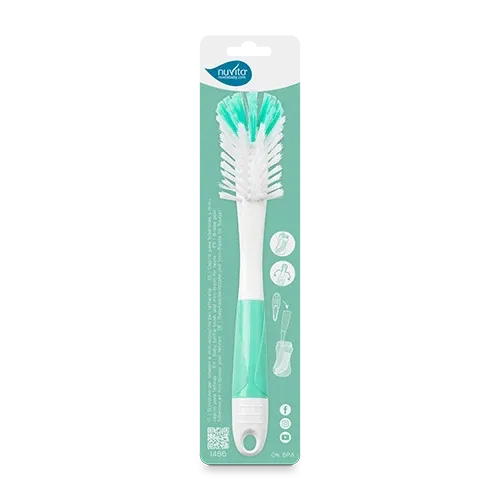 Nuvita - Bottle and mini teat brush - 1486 - GOLDFARMACI