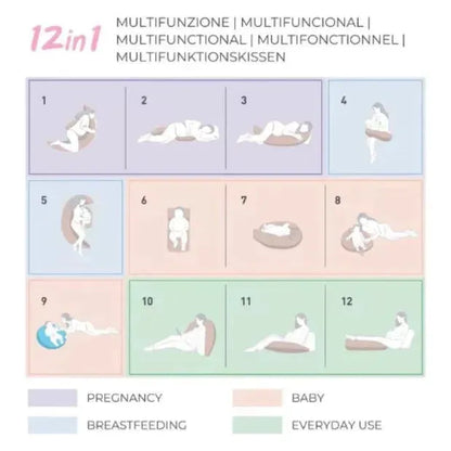 Nuvita - Dreamwizard Pregnancy and Nursing Pillow - 7200 - GOLDFARMACI