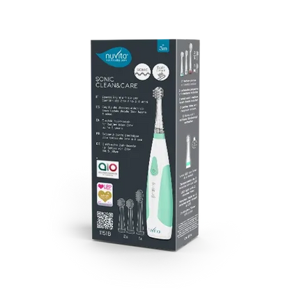 Nuvita - Electric toothbrush for babies and kids - Sonic Clean&Care - GOLDFARMACI