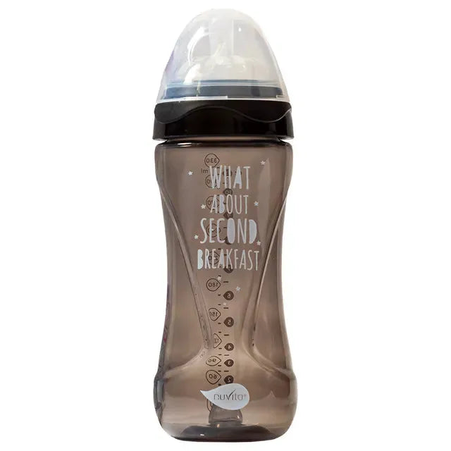 Nuvita - Materno Feel Anti-Colic Baby Bottle (Black) - GOLDFARMACI