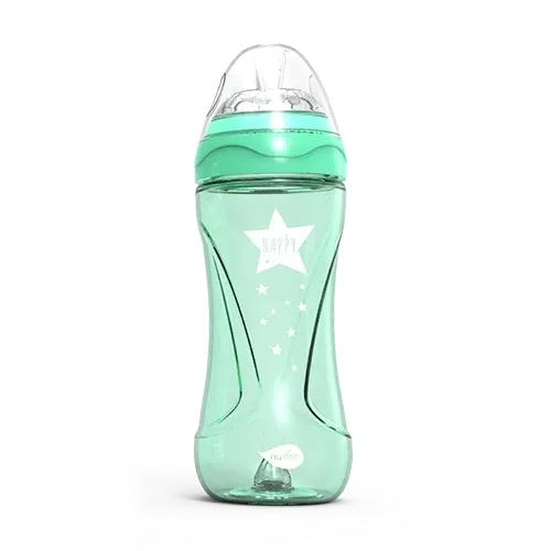 Nuvita - Materno Feel Anti-Colic Baby Bottle (Green) - GOLDFARMACI