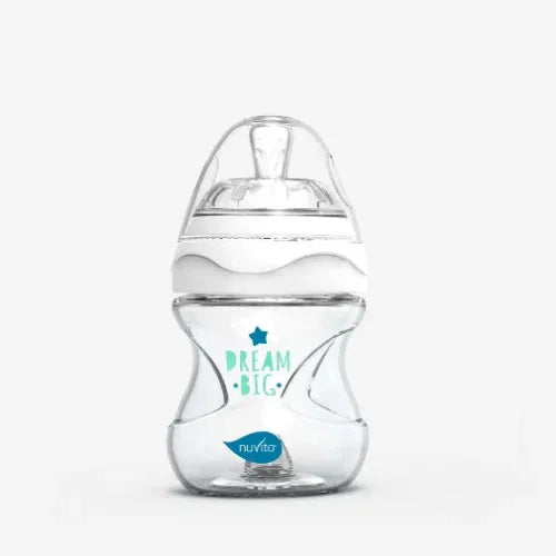 Nuvita - Materno Feel Glass Anti-Colic Baby Bottle (White) - GOLDFARMACI