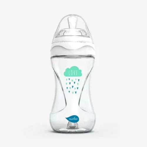 Nuvita - Materno Feel Glass Anti-Colic Baby Bottle (White) - GOLDFARMACI