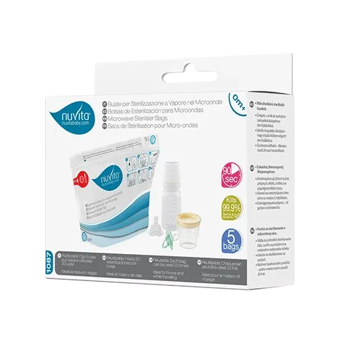 Nuvita - Microwave sterilisation pouches - 1087 - GOLDFARMACI