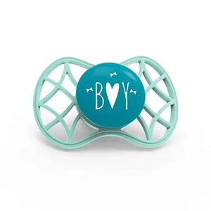 Nuvita - Pacifier With Symmetrical Teat 0m+ (Boys) - GOLDFARMACI
