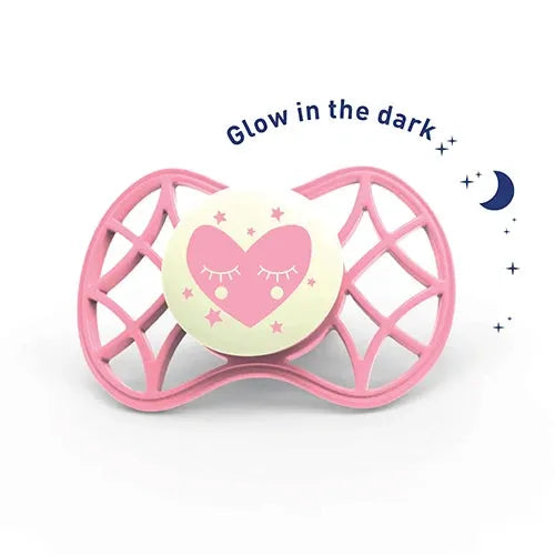 Nuvita - Pacifier With Symmetrical Teat 0m+ (Girls) - GOLDFARMACI
