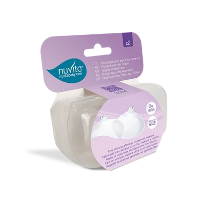 Nuvita - Silicone nipple shields - 1254 - GOLDFARMACI