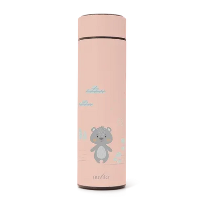 Nuvita - Stainless steel thermal bottle with LED thermometer - 4455 - GOLDFARMACI