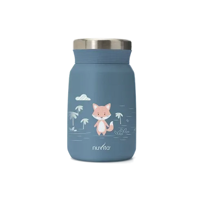 Nuvita - Stainless steel thermal container for liquid and solid food - 4471/ 4472 - GOLDFARMACI