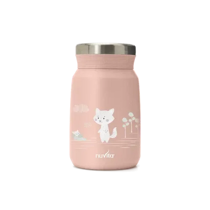 Nuvita - Stainless steel thermal container for liquid and solid food - 4471/ 4472 - GOLDFARMACI