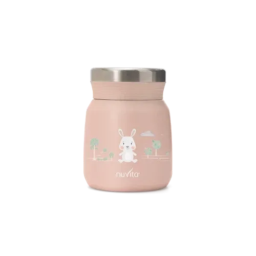 Nuvita - Stainless steel thermal container for liquid and solid food - 4471/ 4472 - GOLDFARMACI