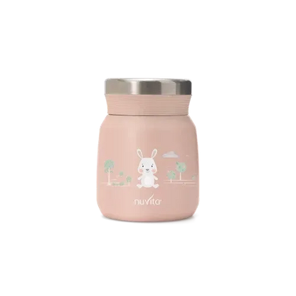 Nuvita - Stainless steel thermal container for liquid and solid food - 4471/ 4472 - GOLDFARMACI