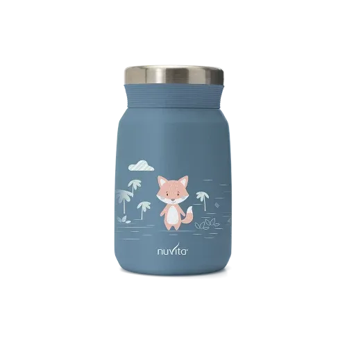 Nuvita - Stainless steel thermal container for liquid and solid food - 4471/ 4472 - GOLDFARMACI