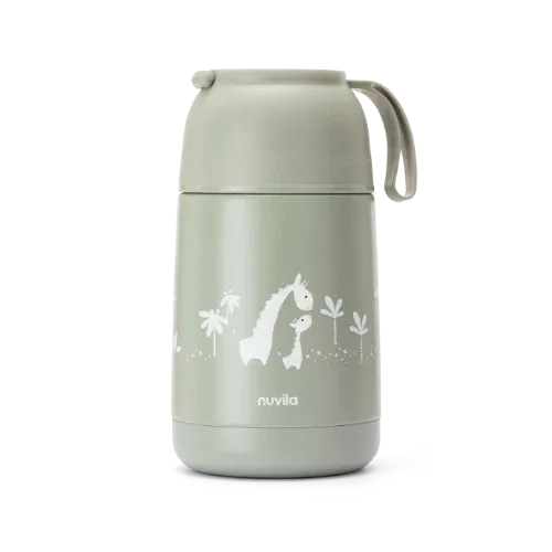 Nuvita - Stainless steel thermal container for liquid and solid food - 4475 - GOLDFARMACI