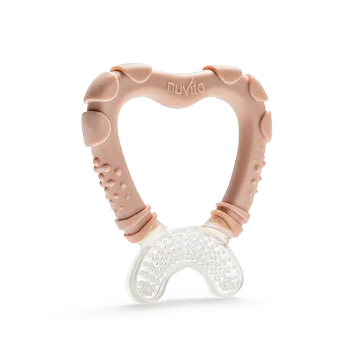 Nuvita - Teether-gum cleaner 4 months + - GOLDFARMACI