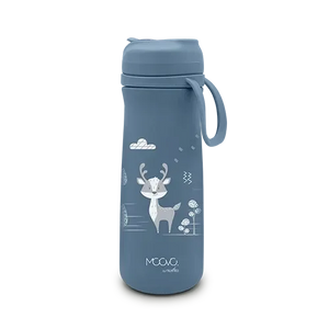 Nuvita - Thermal children's bottle in stainless steel 500ml - KiddieKit 4441 - GOLDFARMACI