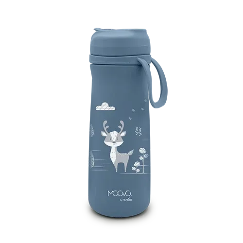 Nuvita - Thermal children's bottle in stainless steel 500ml - KiddieKit 4441 - GOLDFARMACI