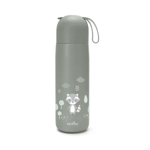 Nuvita - Thermal stainless steel bottle with silicone handle - 4435 - GOLDFARMACI
