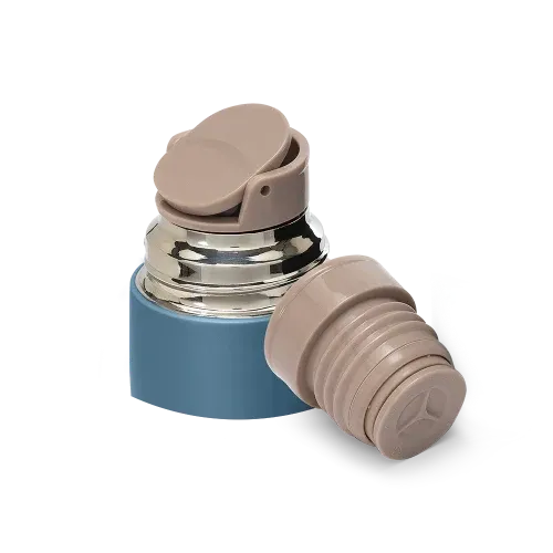 Nuvita - Thermal stainless steel bottle with silicone handle - 4435 - GOLDFARMACI