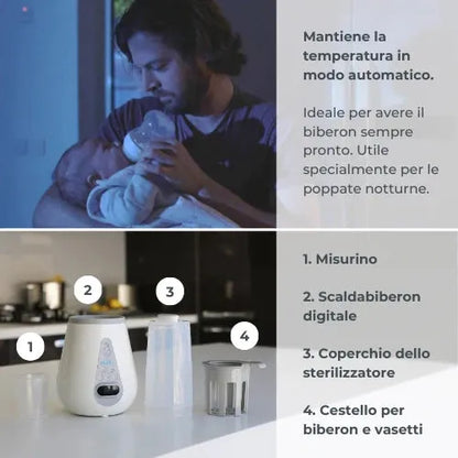 Nuvita - Ultra-fast bottle warmer and steriliser - 1170 - GOLDFARMACI