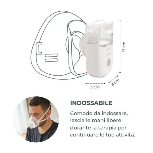 Nuvita - Wearable MESH Aerosol - GOLDFARMACI
