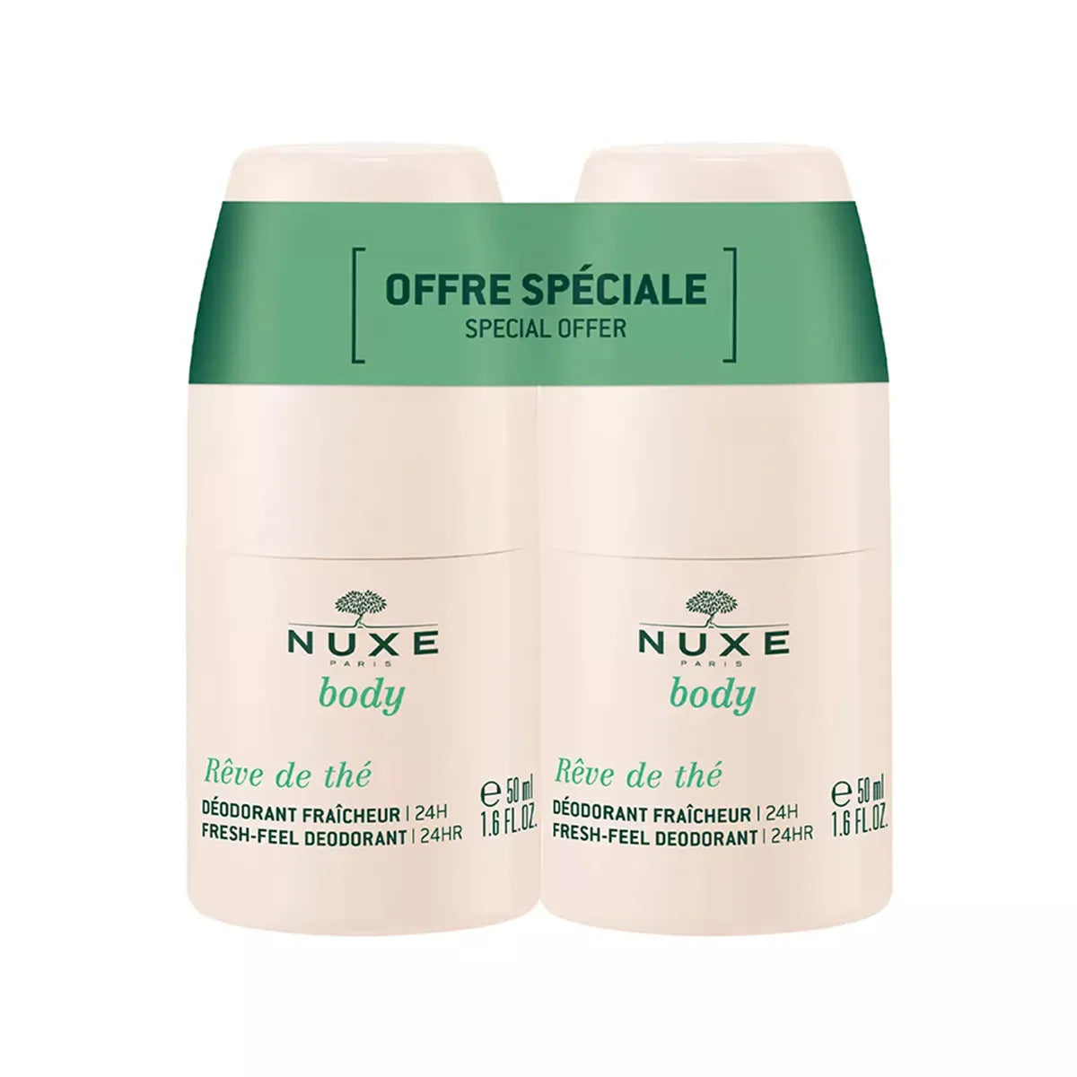 Nuxe - Duo 24hr Fresh-Feel Deodorant Rêve de Thé - GOLDFARMACI