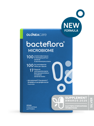 Olonea Bacteflora Microbiome 30 capsules product packaging