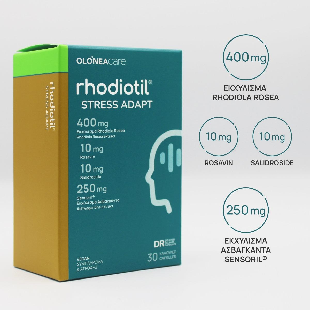 Olonea Rhodiotil Stress Adapt 30 capsules
