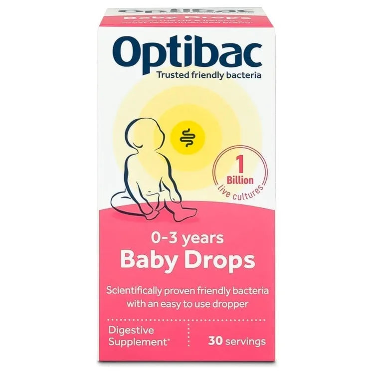 Optibac - Baby Drops 0-3 Years - GOLDFARMACI