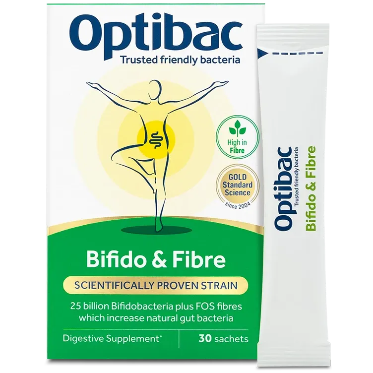 Optibac - Bifido & Fibre Probiotics - GOLDFARMACI