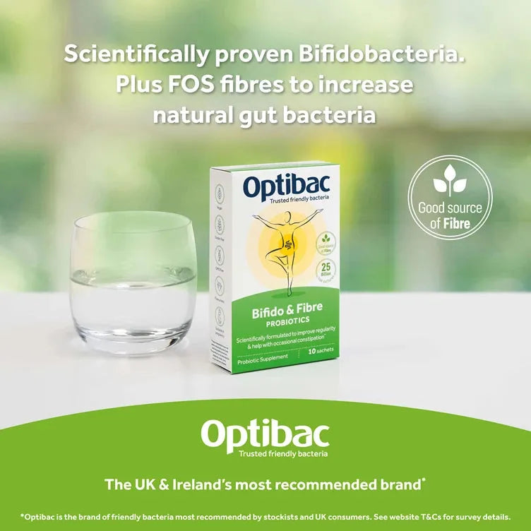 Optibac - Bifido & Fibre Probiotics - GOLDFARMACI