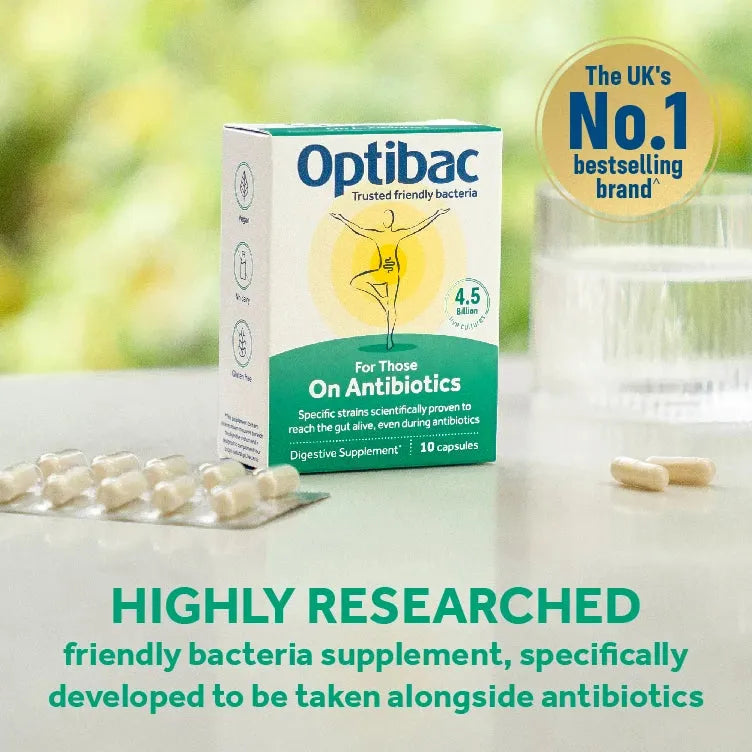 Optibac - For Those On Antibiotics - GOLDFARMACI