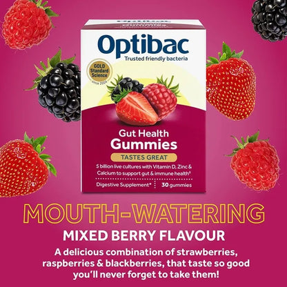 Optibac - Gut Health Gummies Probiotics - GOLDFARMACI