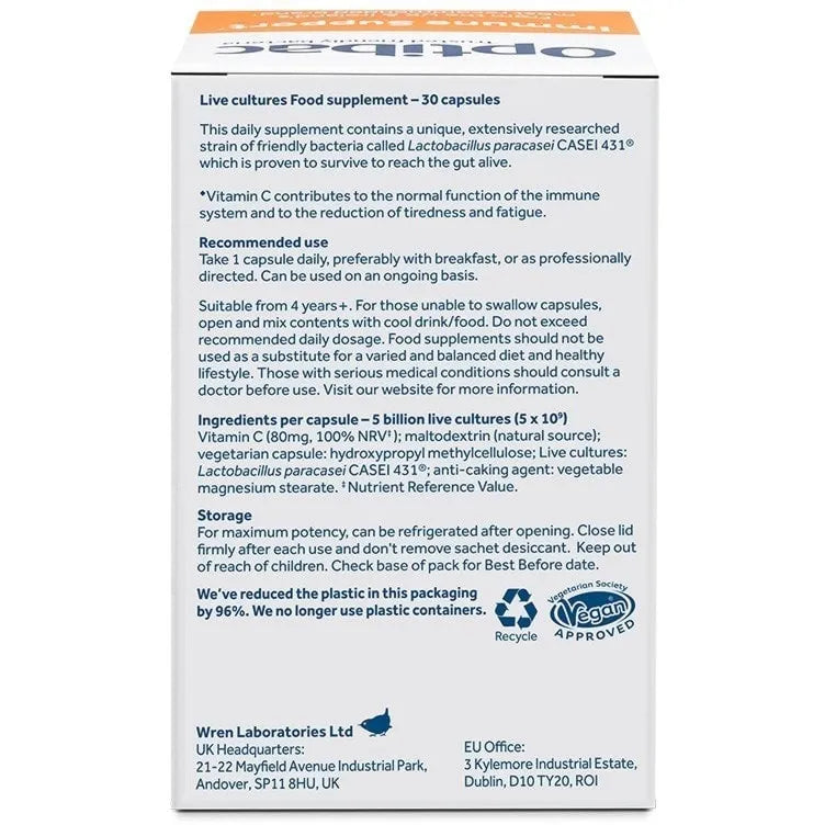 Optibac - Immune Support - GOLDFARMACI