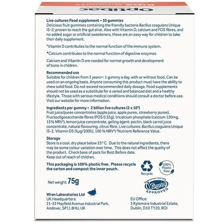 Optibac - Kids Gummies - GOLDFARMACI