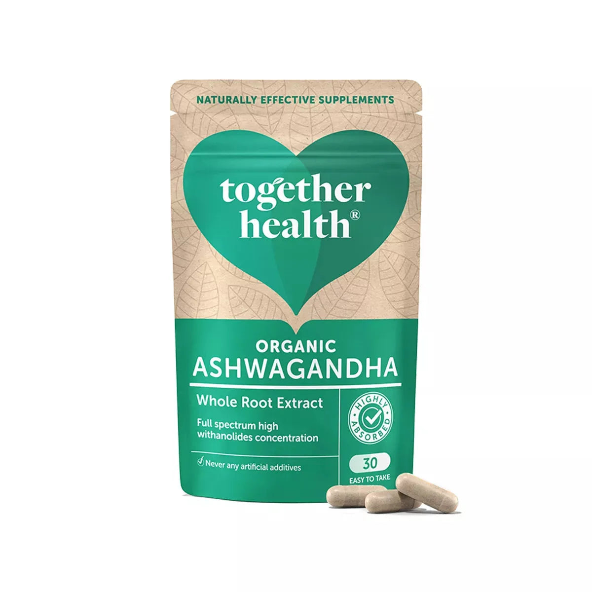 Together Health - Organic Ashwagandha x30caps - GOLDFARMACI