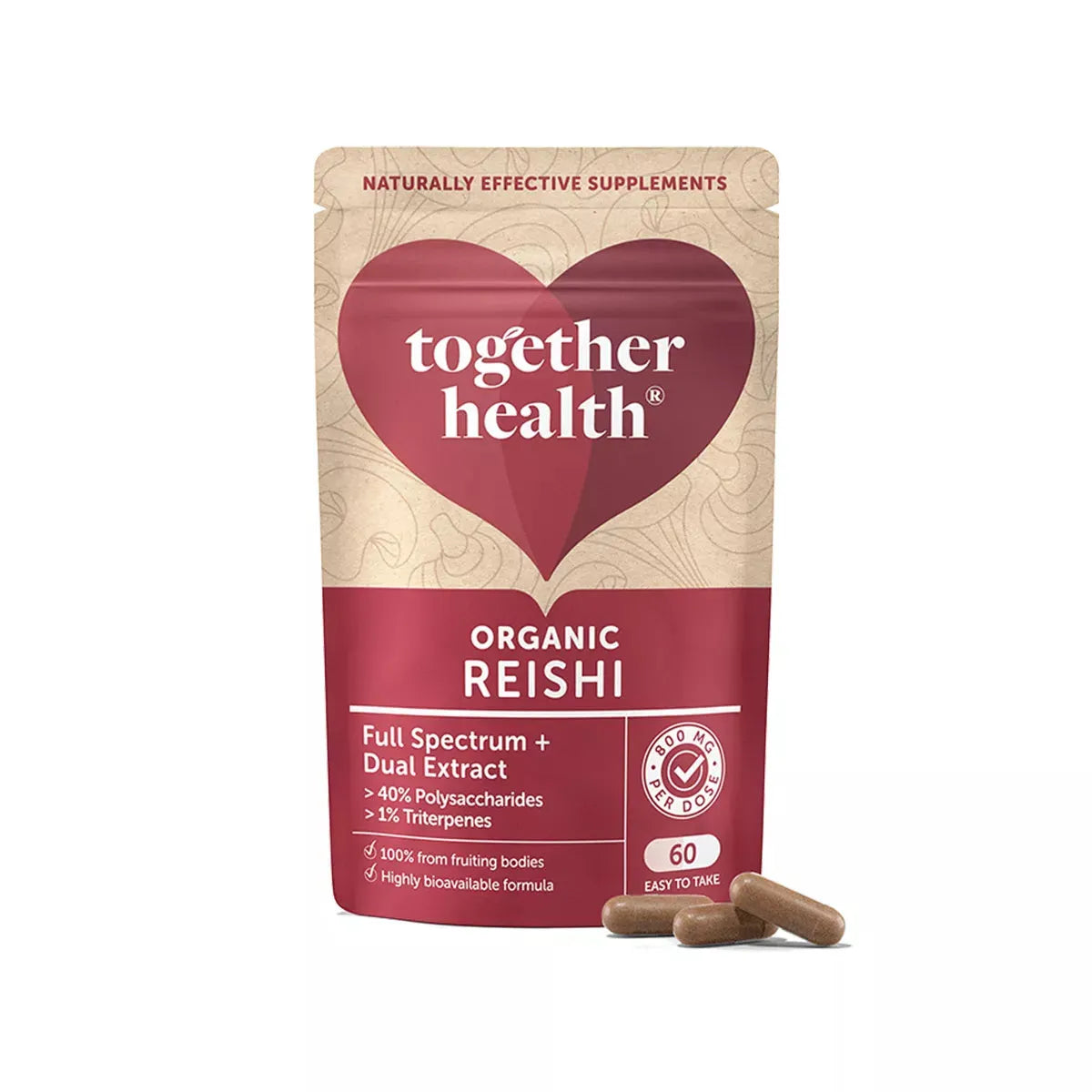 Together Health - Organic Reishi x60caps - GOLDFARMACI