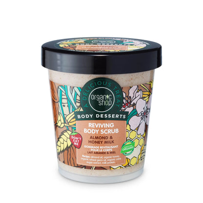 Organic Shop - Almond & Honey Reviving Body Scrub - GOLDFARMACI
