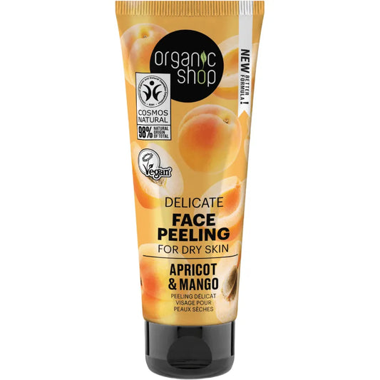 Organic Shop - Apricot & Mango Delicate Face Peeling - GOLDFARMACI