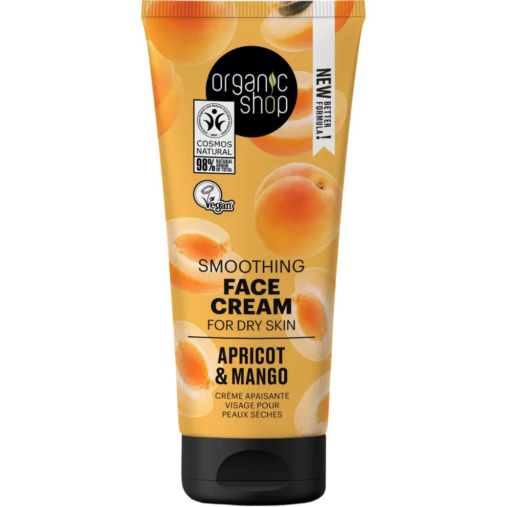 Organic Shop - Apricot & Mango Smoothing Face Cream - GOLDFARMACI
