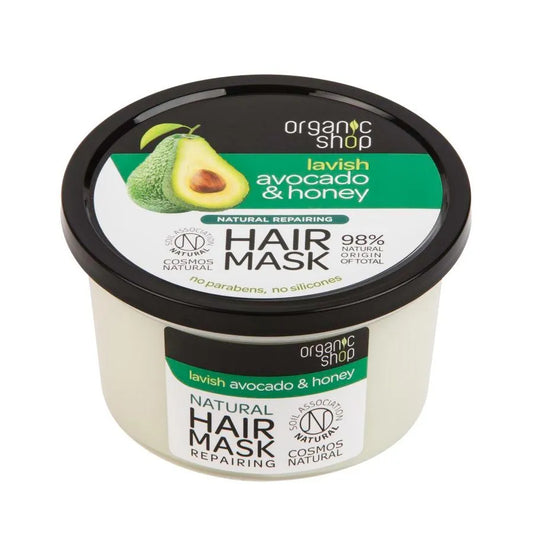 Organic Shop - Avocado & Honey Repairing Hair Mask - GOLDFARMACI