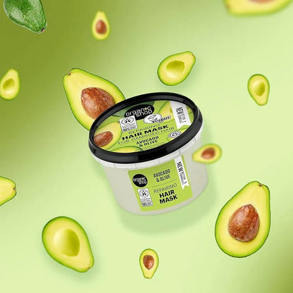 Organic Shop - Avocado & Honey Repairing Hair Mask - GOLDFARMACI