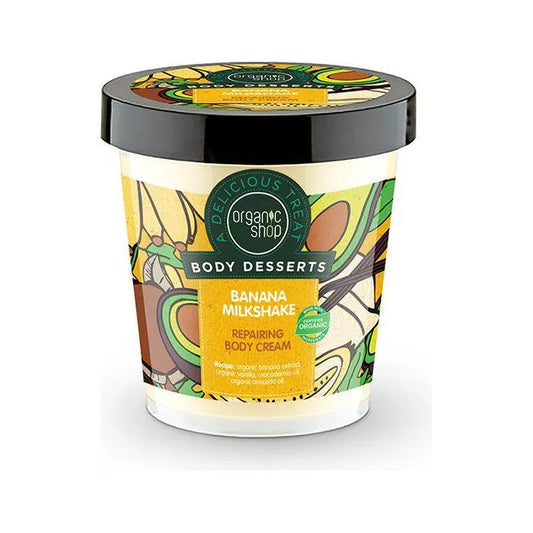 Organic Shop - Banana Milkshake Repairing Body Cream - GOLDFARMACI