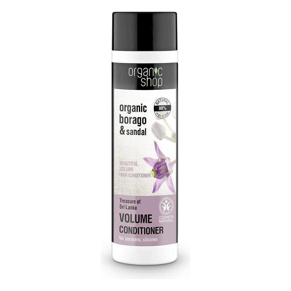 Organic Shop - Borago & Sandal Volumizing Conditioner - GOLDFARMACI